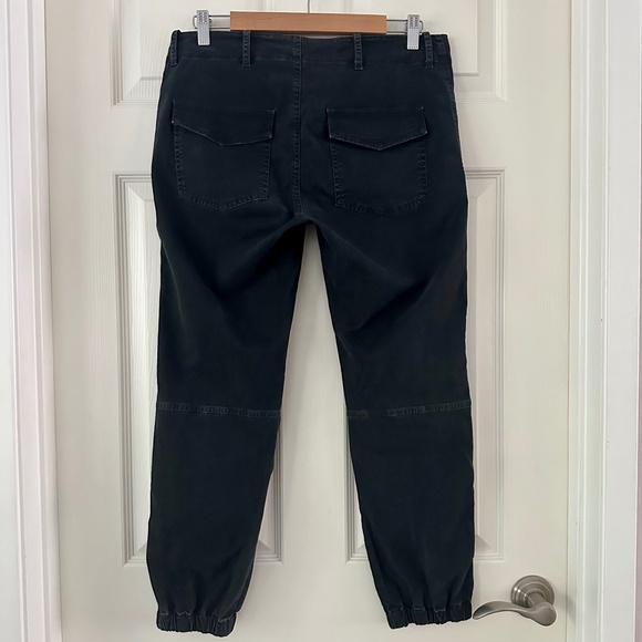 Nili Lotan Cropped Military Jogger Pants Black Women’s Size 8 - Picture 7 of 15